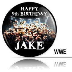 Personalised WWE WRESTLING Badge